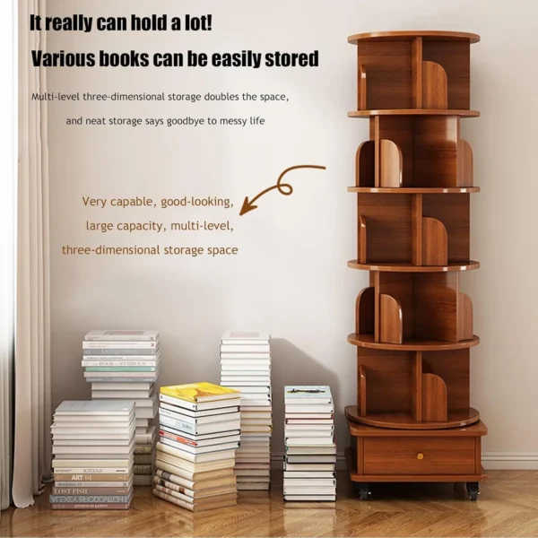 rotating-bookshelf-360-display-corner-bookshelf-for-small-space-6-tier-bookcase-storage-rack-with-wheels-wood-narrow-organizer-for-bedroom-living-room-study-room-walnut-brownxmas-christmas-gift (2)
