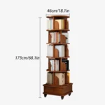 rotating-bookshelf-360-display-corner-bookshelf-for-small-space-6-tier-bookcase-storage-rack-with-wheels-wood-narrow-organizer-for-bedroom-living-room-study-room-walnut-brownxmas-christmas-gift (4)